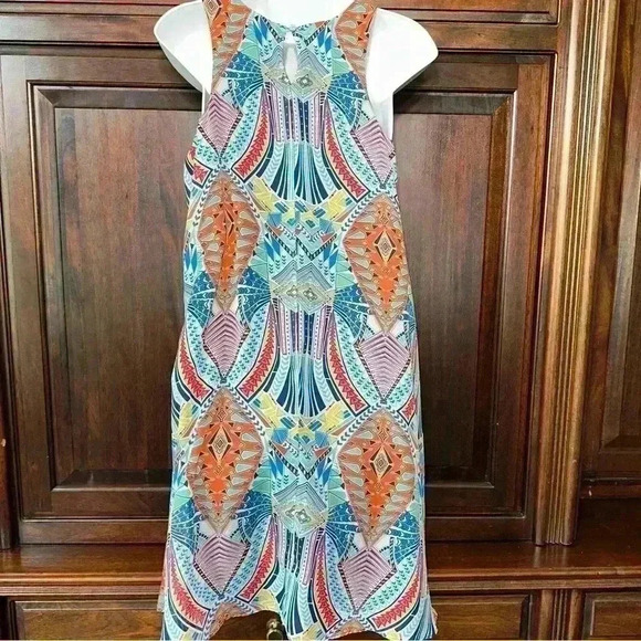 Madison Leigh Sleeveless Dress / Boho / Size 6!/ Multicolored - Picture 11 of 15
